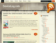Tablet Screenshot of devicelog.com